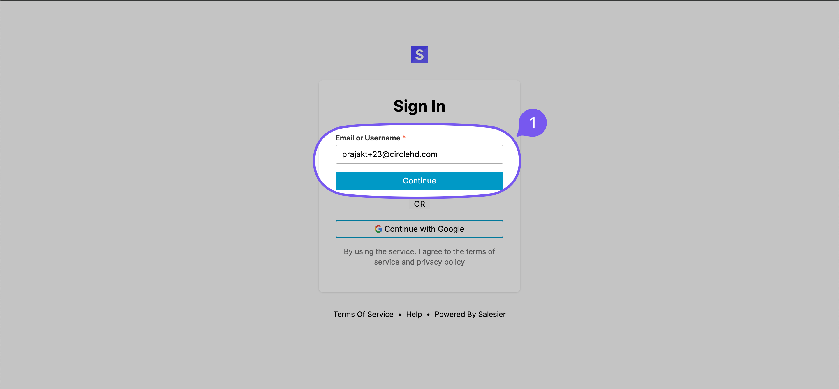Sign-in